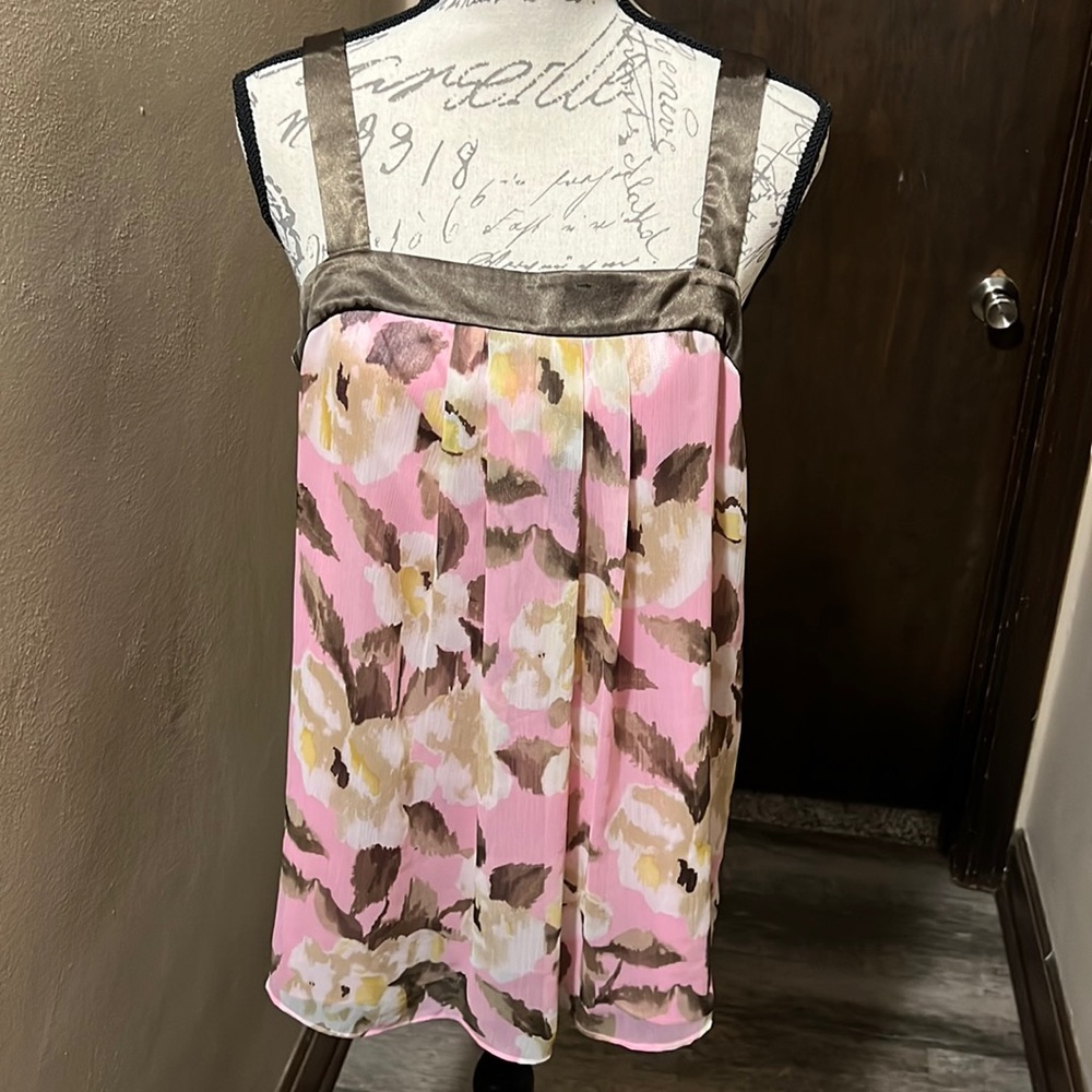 daisy Fuentes multi colored tank top, EUC